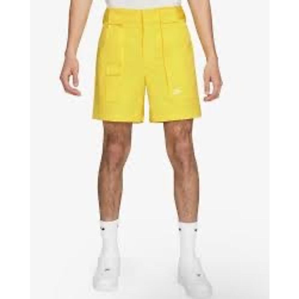 NIKE 1987 Retrosport Canvas Shorts Sportswear Reissue Canvas Yellow Men's Medium